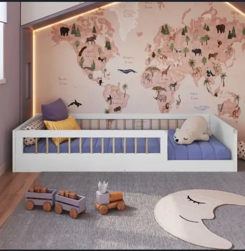Cama Montessoriana Infantil.