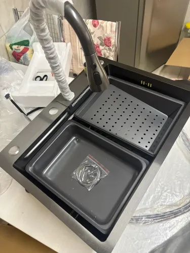 Kit Cuba gourmet cozinha aço inox 304 60x45 kit completo com acessórios