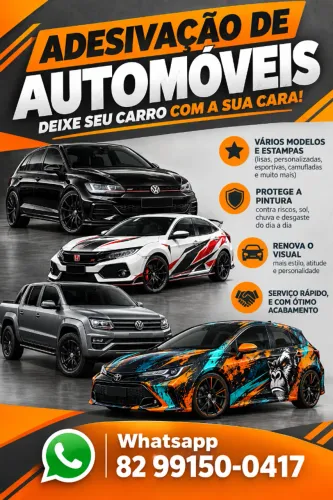 Adesivacão de Carros, Paredes e Geladeiras