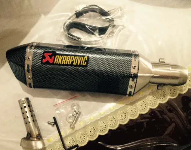 Escape Akrapovic ponteira esportiva pra motocicleta