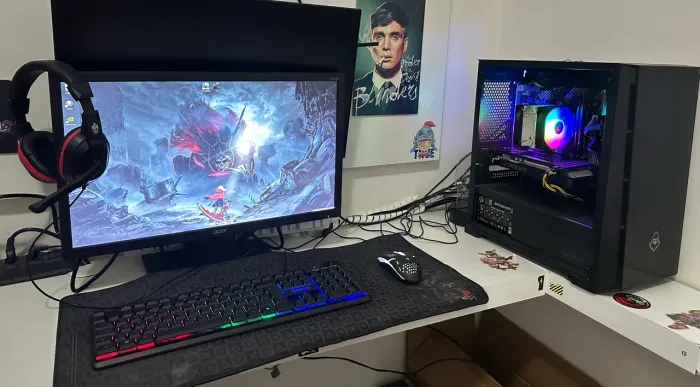 PC Gamer Completo i5 10400F + GTX 1660 Ti 6GB + Monitor 22 Polegadas + Kit Gamer