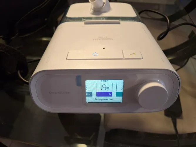 ?CPAP Philips DreamStation Auto + Umidificador + 2 Máscaras + NF