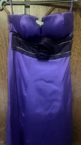 Vestido festa madrinha roxo Vida Nua
