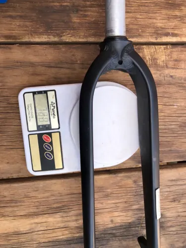 Garfo Rígido Mosso M5 Alumínio Gravel Mtb Espiga Reta 780g