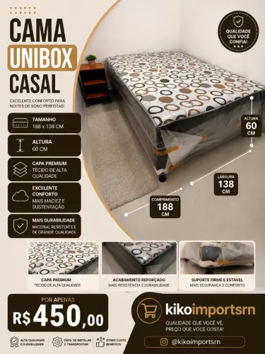 Cama Unibox Casal