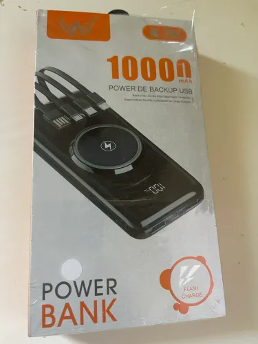 Carregador PowerBank 10000mAh também por Indução