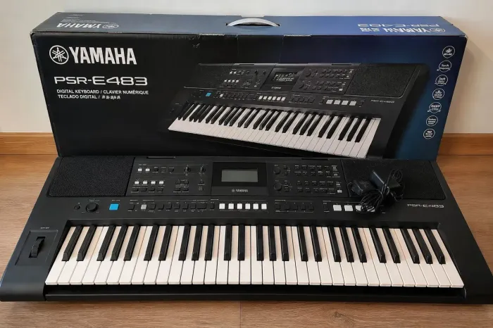 TECLADO ARRANJADOR YAMAHA PSR-E483 | Apenas 2 meses de uso