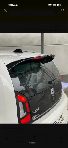 * Aerofólio Up! GTI Europeu Black Piano - Novo, Nunca Instalado