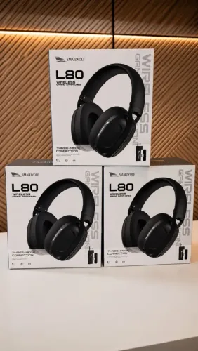 HEADSET GAMER SMAILWOLF L80 WIRELESS novo na caixa ótima qualidade