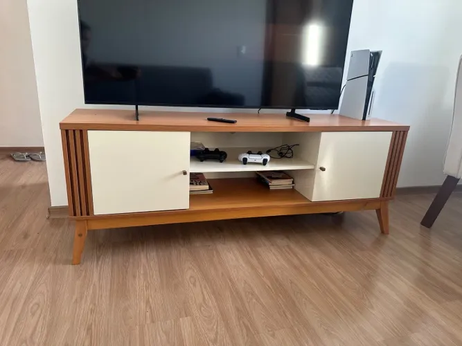 Rack para TV Retrô - 1 Ano de Uso | Super Conservado!