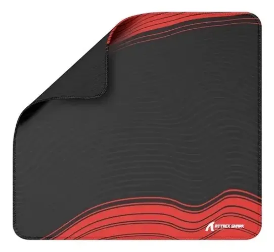 Mouse Pad Profissional Attack Shark CM02 black and red