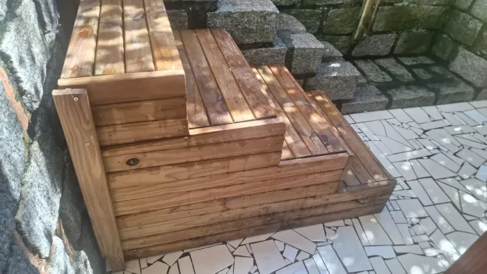 Escada de deck 4 degraus