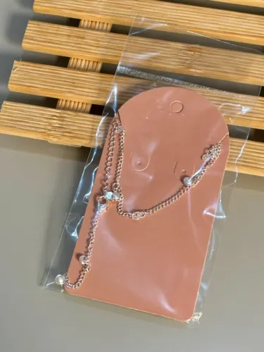 Choker Pérolas e Strass - Semijoia Prata