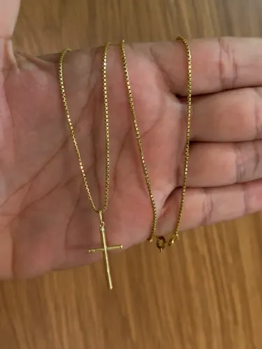 Linda corrente de ouro 8,6 G maciça