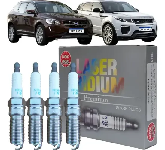 Jogo de Velas NGK Laser Iridium ILTR6G8G Fusion S10 Focus Original