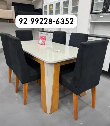 Mesa de jantar 6 cadeiras