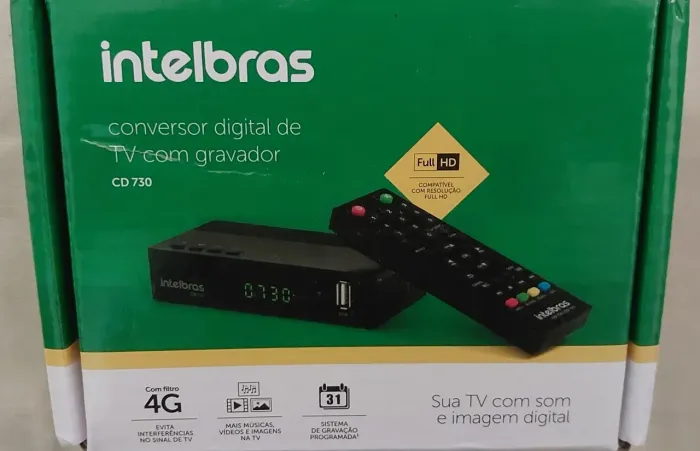 Conversor e Gravador Digital Intelbras Pra Tv