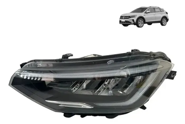 Farol Nivus 2020 2021 2022 2023 2024 Led Esquerdo Original Esquerdo/motorista