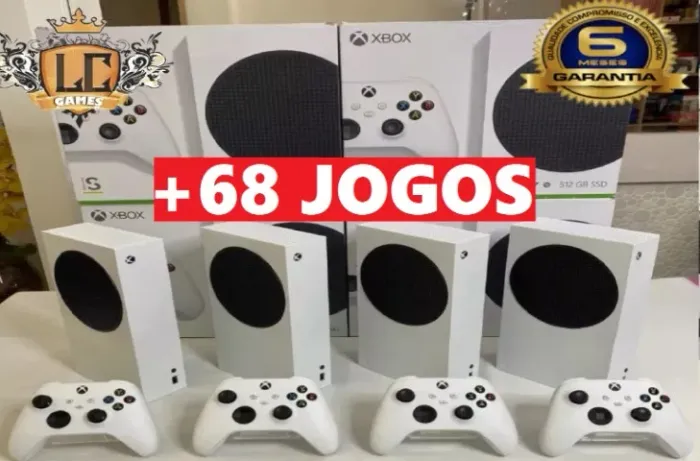 XBOX SERIES S 512GB + O6 MESES GARANTIA + 78 JOGOS + BRINDES II LOJA FISICA BH II