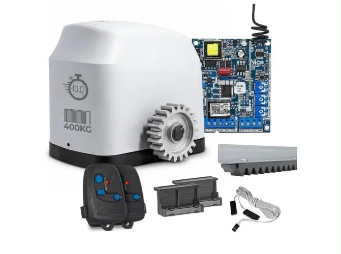 Kit Motor de Portão Deslizante Peccini Gatter c/ 3M de cremalheira 127v