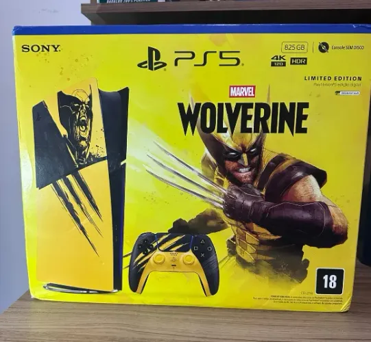 PS5 SLIM DIGITAL 825GB WOLVERINE (LACRADO)