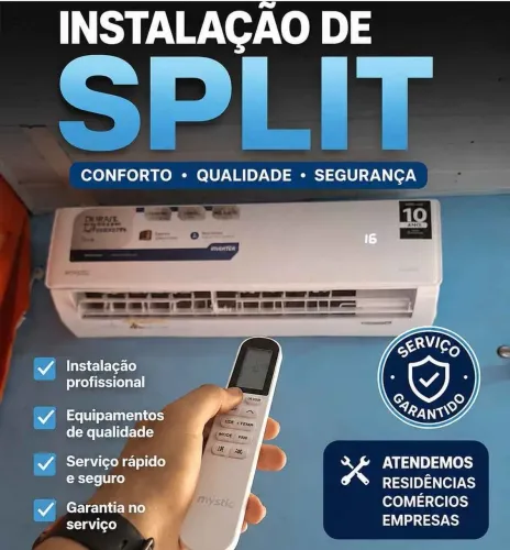 Instalação de Split Instalação de ar-condicionado 
