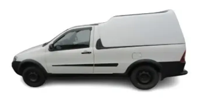 Capota de Fibra para Fiat Strada Cabine Simples 2001 a 2013