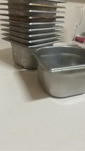 50 unidades - Lote profissional de Cubas GN a m aço inox - diversos tamanhos 