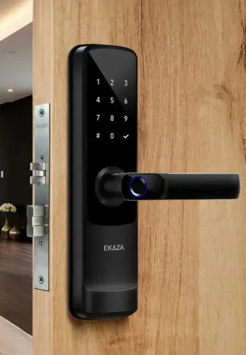 Fechadura Inteligente Digital Wi-fi Biométrica com Cartão e Senha Ekaza - NOVA