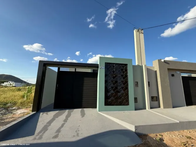 Casa para Venda em Guanambi, Anita Cardoso, 2 dormitórios, 1 banheiro, 2 vagas