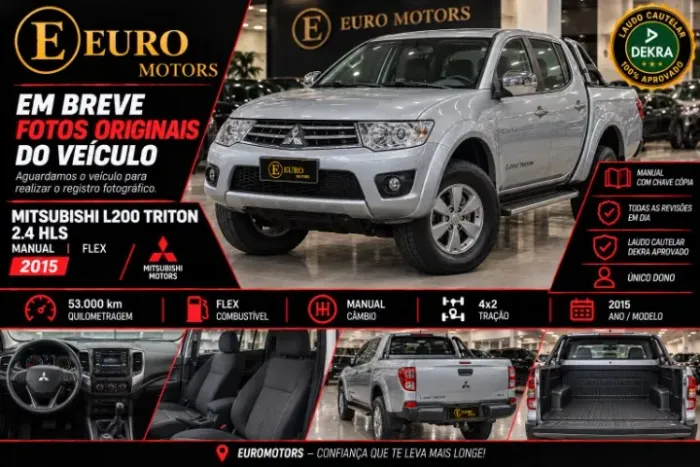 Mitsubishi L200 Triton HLS 2.4 Flex 16V CD Mec. 2015