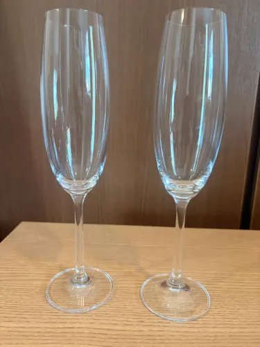 Taças de cristal bohemia