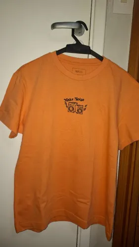 Camiseta Bluesteel "Make Noise" Laranja Neon