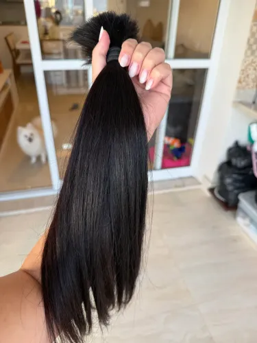 Mega Hair cabelo brasileiro humano castanho