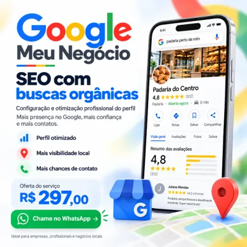 Google Business | SEO Local - Perfil Profissional por R$297,00