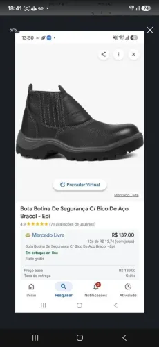 Bota Bracol n.40