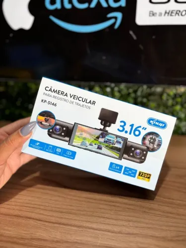 Câmera Veicular para Registro de Trajetos KP-S149 KNUP 720P HD