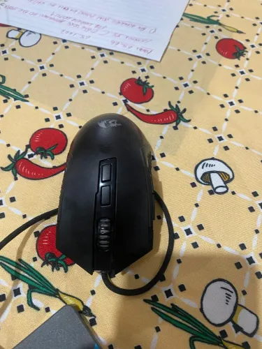 Mouse gamer 12000 DPI red dragon multi led 