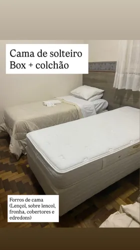 Cama de solteiro box + colchão 