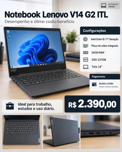 ? Notebook Lenovo V14 G2 ITL | i5 | 16GB RAM | SSD
