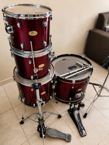 Bateria Pearl Forum Series | Ótimo Estado | Pronta para Tocar