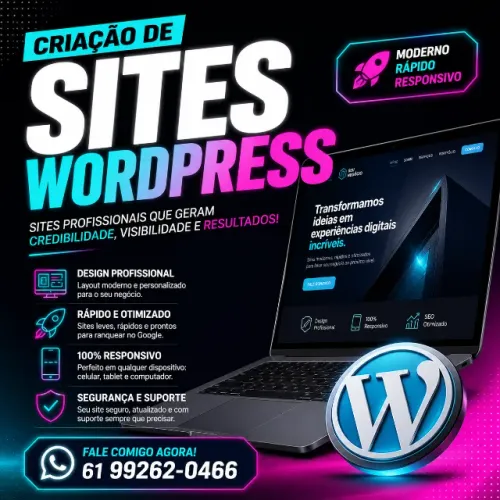Web Designer | Criação de Sites Profissionais | WordPress