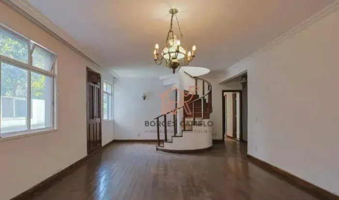 Cobertura com 5 quartos para alugar, 255 m² por R$ 7.980/mês - Funcionários - Belo Horizon