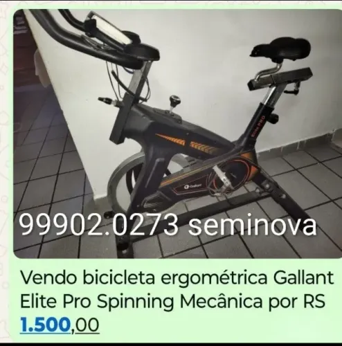 Bicicleta ergométrica Gallant Elite