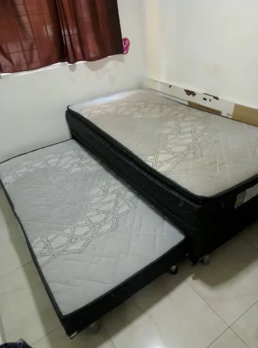 Cama box com cama auxiliar 