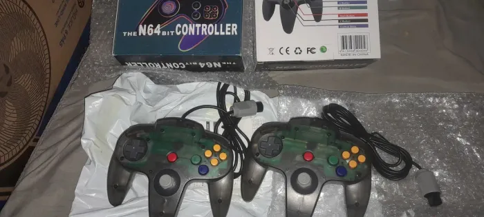 Controle Nintendo 64 Translúcido sabores jaboticaba.