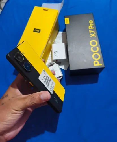 Vendo Xiaomi Poco X7 Pro 5G 256GB e 8GB de Ram Semi novo com película caixa e acessórios