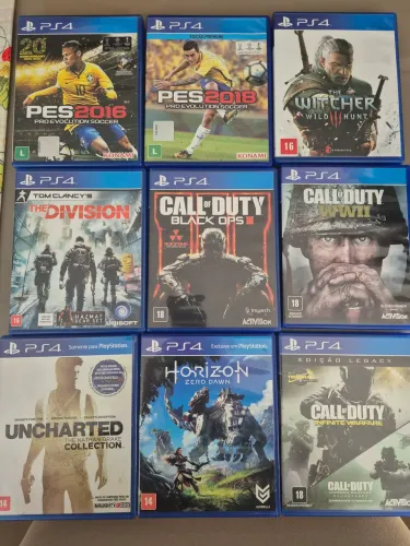 9 jogos PS4 - Original