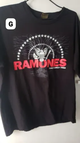 CAMISETA ROCK RAMONES - TAM. G