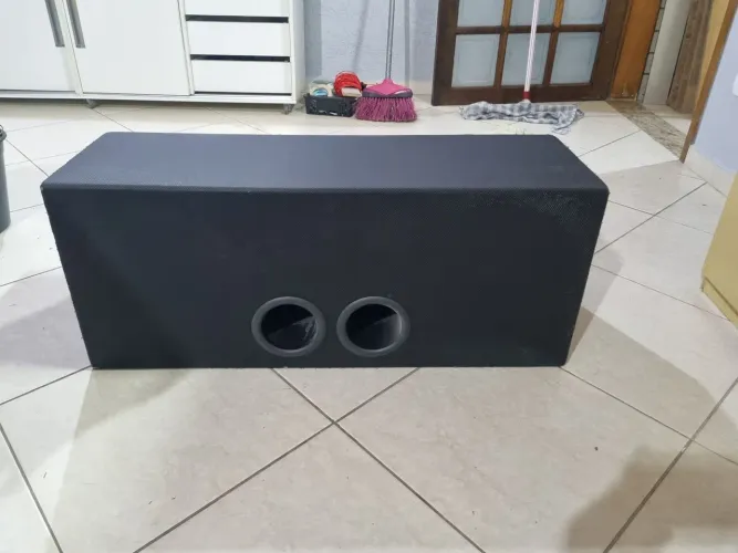 CAIXA dutada para 2 alto-falantes 12"